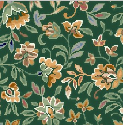 Milliken Carpet - Flora - Emrald